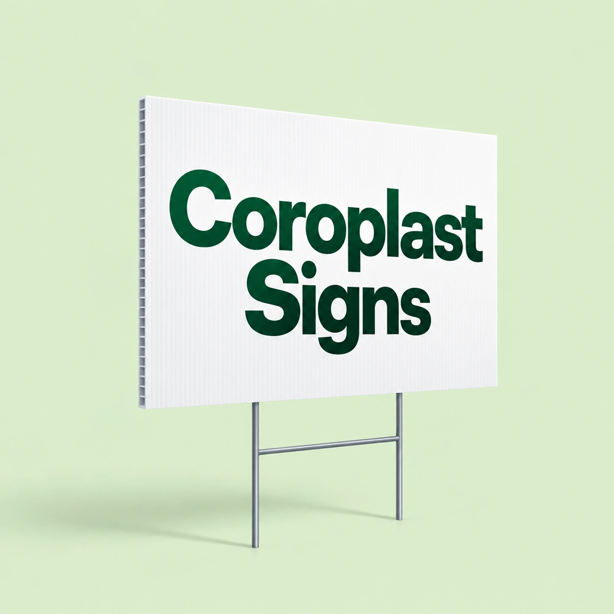 Coroplast signs